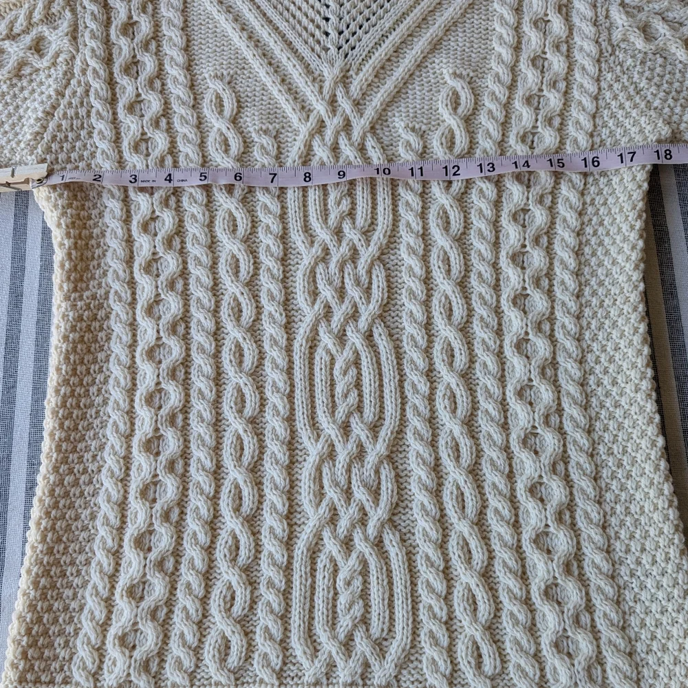 NWT The Irish Store 100% New Merino Wool Tunic Sweater - Picture 6 of 8